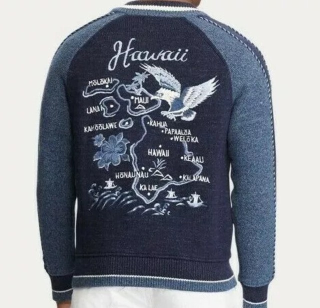 Zip Hawaii Souvenir Sweater Jacket 