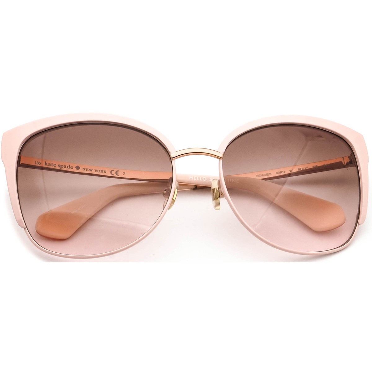 ?Kate Spade?Blush Pink Emersyn Sunglasses ?NEW Buy Kate Spade Kristina/g/s Pink Sunglasses Online main image 3