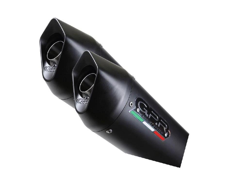 Scarichi Terminali GPR FURORE NERO Omologato APRILIA PEGASO STRADA 650 2005 2009 Foto 4 de 4