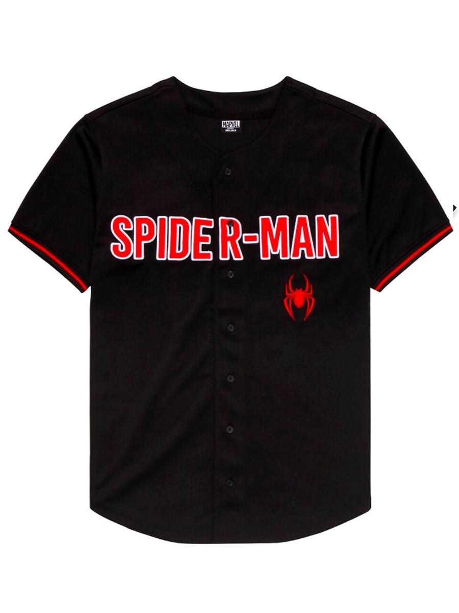★ モーリスマローン　ナンバリング　ヘビーウェイト　プルオーバー　ゲームシャツ Marvel Spider-Man Miles Morales Baseball Jersey Kids Size 2T