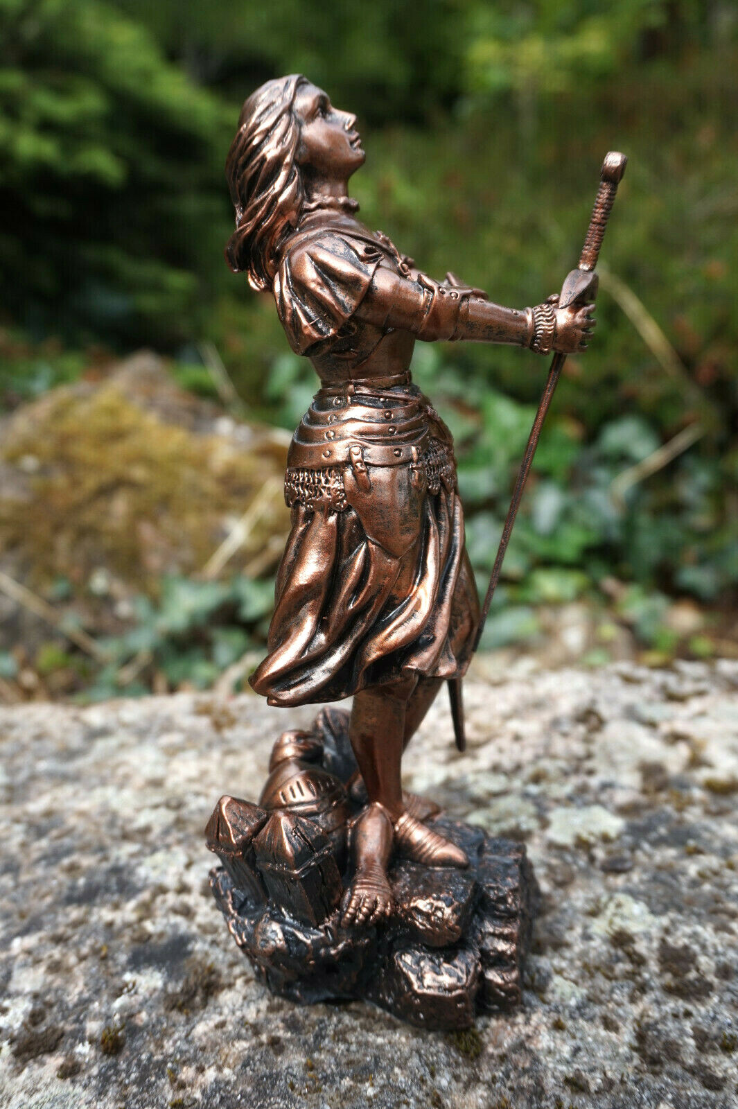 Figurine Jeanne d'Arc RE0372 reproduction Henri Allouard sacre 25cm