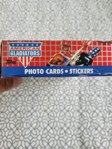 1991 Topps American Gladiators Trading Cards Box with 36 Sealed Packs Vintage - Picture 2 of 4