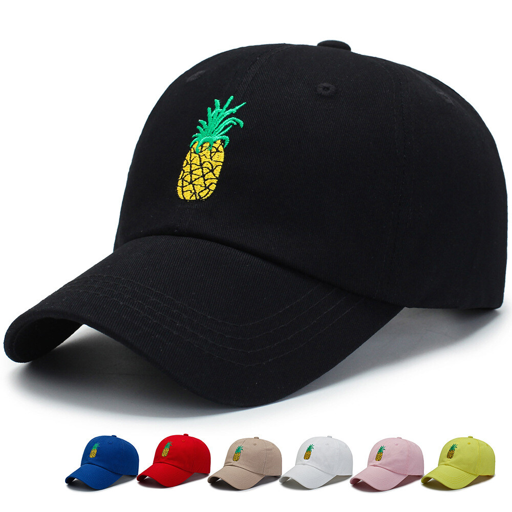 ZONBAILON Embroidered Pineapple Baseball Cap for Outdoor Sports