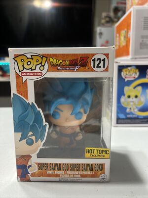 Hot Topic Funko Goku God Funko Pop Goku Blue Hot Topic Funko Pop