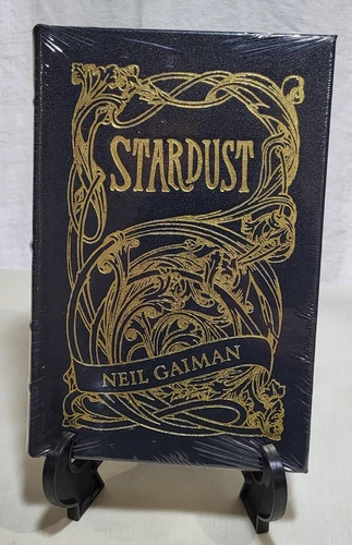 STARDUST ~ Signed Neil Gaiman Easton Press Leather Bound Sealed 22k gold w/ COA