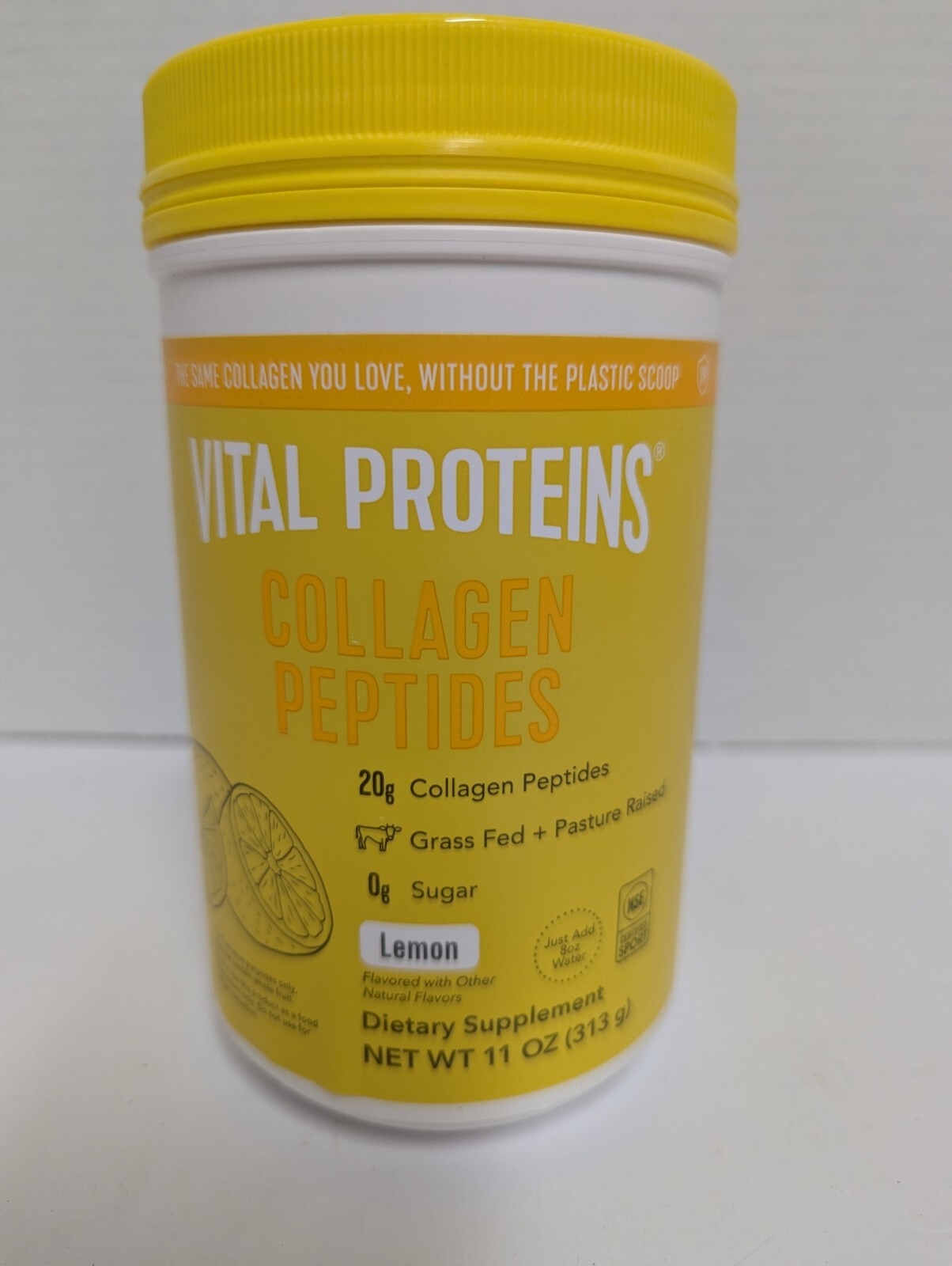 Vitals Proteins Collagen Peptides Powder No Sugar Lemon Flavor