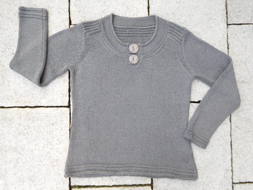 Edler passport Pulli Gr.38/40, dunkelbronze, Acryl + Viskose. SPENDENAKTION! - Bild 3 von 4