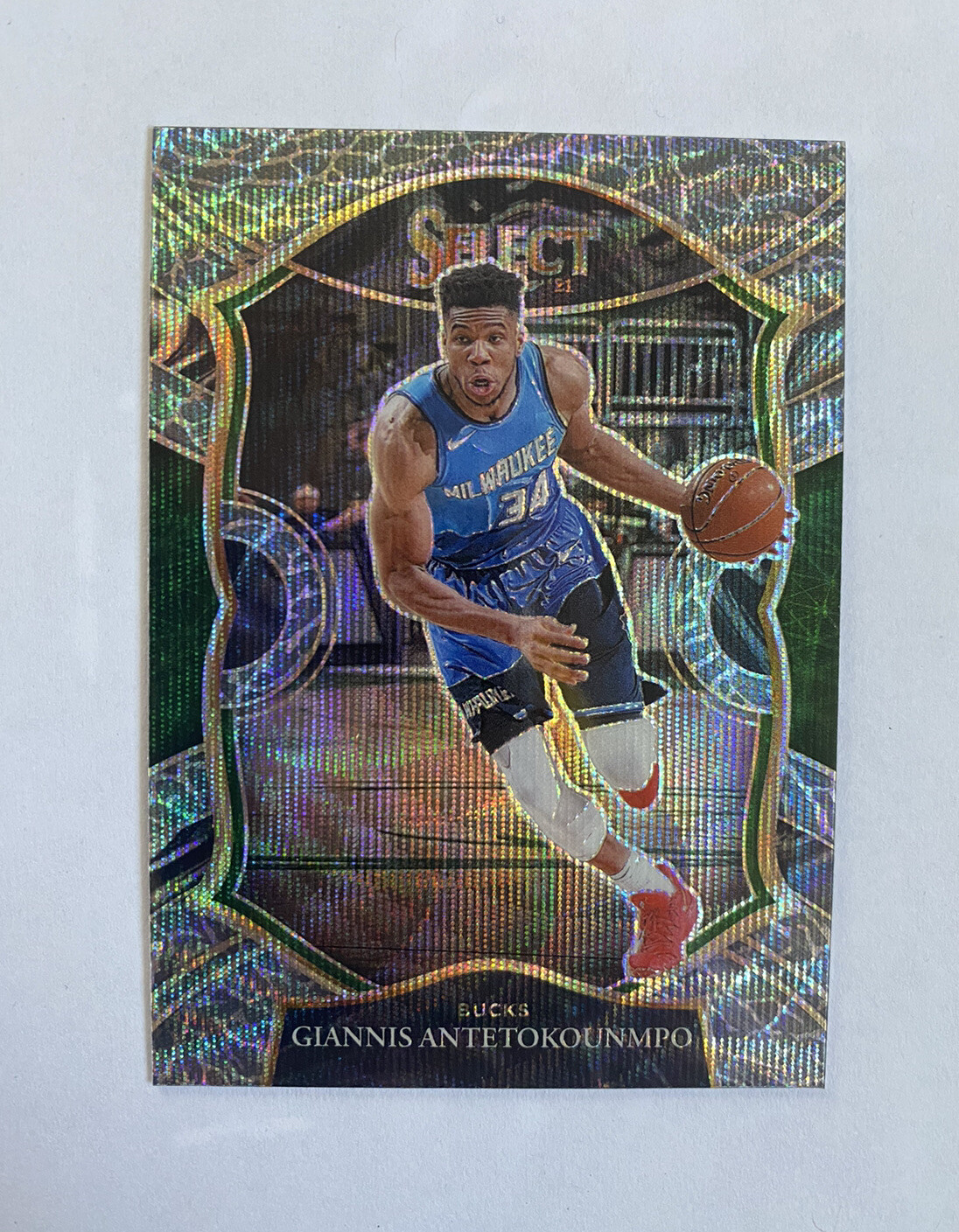 2020-2021 Panini Select Elephant Print SP #54 Giannis Antetokounmpo Bucks NBA