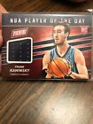 Frank Kaminsky 2015-16 Panini "Player Of The Day" Hornets Jersey Patch Wisconsin