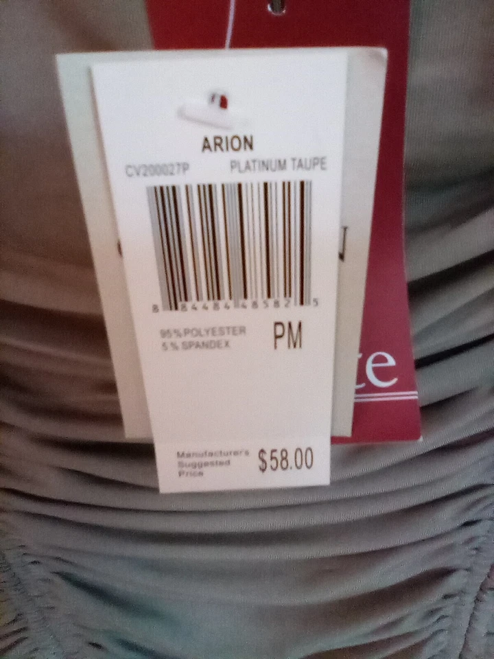 Gorgeous Shirred  Topw/ Lace Inset  by Carmen Valvo-- New! PM - Image 3 of 4