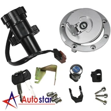For 2007-14 Honda CBR600RR CBR1000RR Ignition Switch Fuel Gas Cap Seat Lock Key