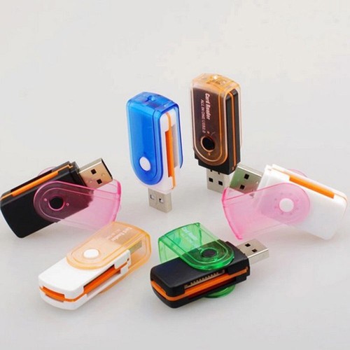 USB Sim for M2 SD SDHC Mini SD TF Cards Micro 4 in 1 TF SD Card Reader Adapter - Picture 3 of 8