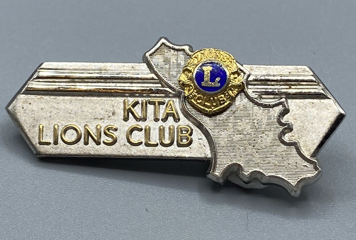 吉野北人 千社札 1stAnniversary Vintage International Lions Club Kita Japan Shino Pin L1 | eBay