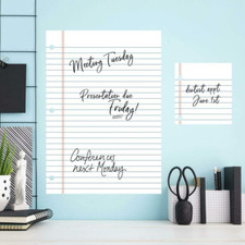 Rmk2349Gmnotebook Paper Dry Erase/Whiteboard Peel and Stick Giant Wal
