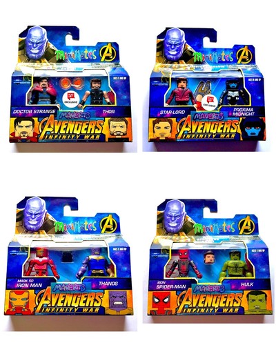 =Complete Series Wave 1= Marvel Minimates Infinity War Walgreens Iron Spider-Man