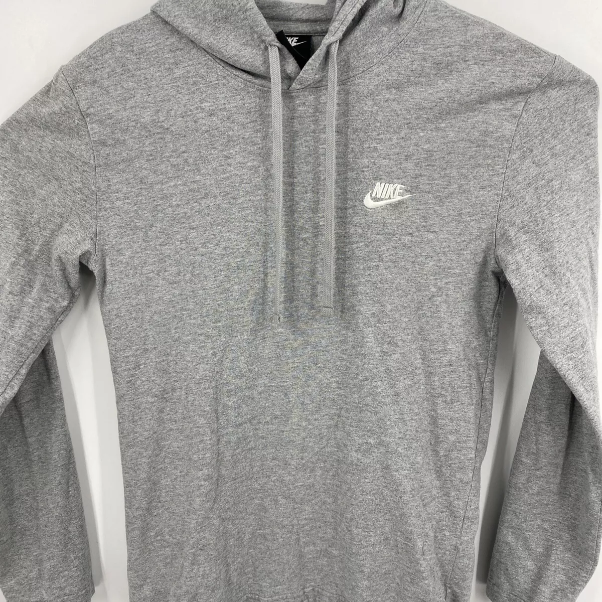 Nike Sportswear Lightweight Cotton Pullover Hoodie Men s Size S 807249 063
