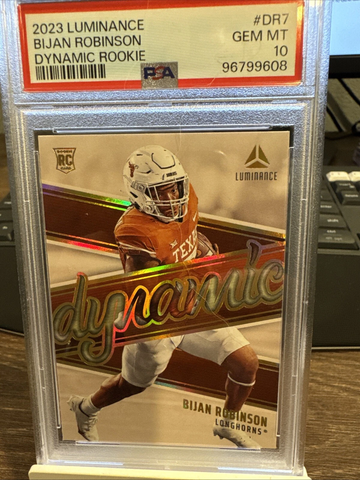 Bijan Robinson Panini Luminance Dynamic Rookies #DR7 Base