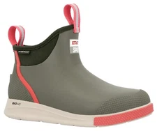 Xtratuf Women's 6 Inch Sport Ankle Deck Boot - Olive Green