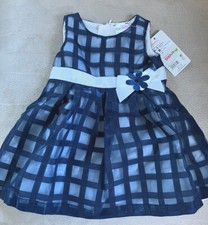 Abito bambina 6/9 mesi 68 cm, vestito bimba neonata nuovo per battesimo o feste