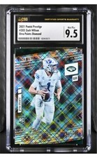 2021 Panini Prestige 202 Zach Wilson Xtra Points Diamond RC CSG 9.5 Mint+