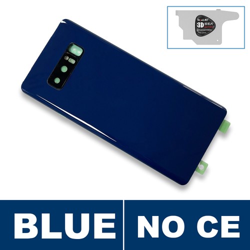 Battery Back Glass Cover w/Camera Lens For Samsung Galaxy Note8 Note9 10 20 AEU - Picture 6 of 34