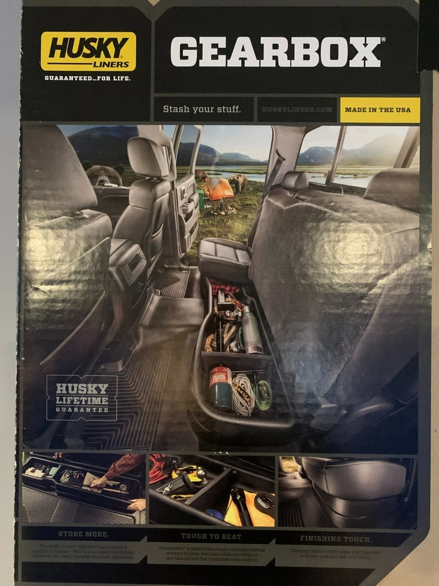 Husky liners top gearbox storage boxes
