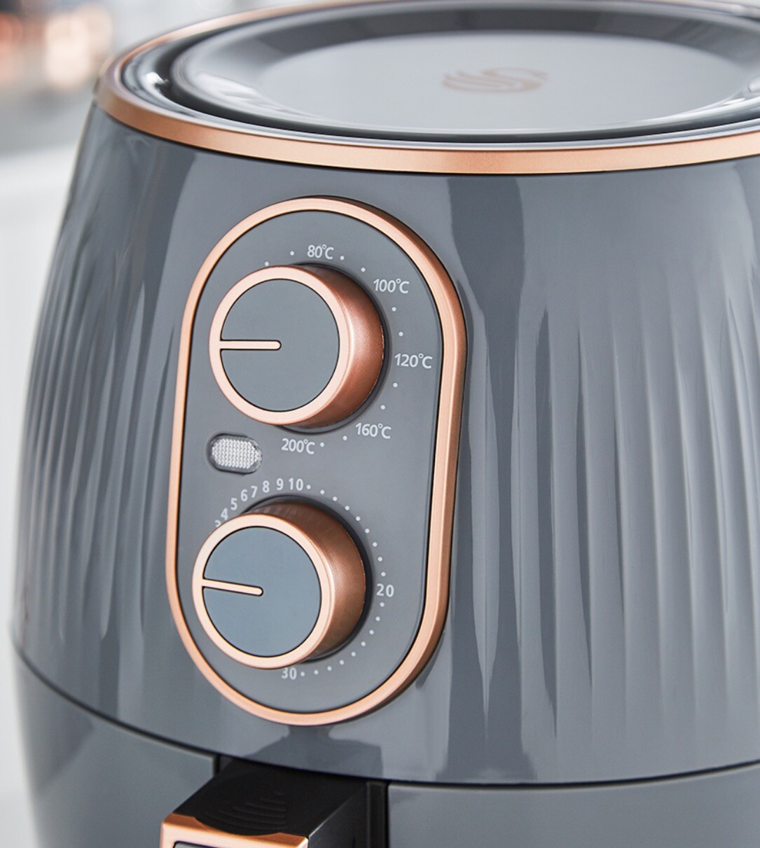 NEW SWAN CARLTON ROSE GOLD GREY 4 LITRE 1400W FAMILY AIR FRYER eBay
