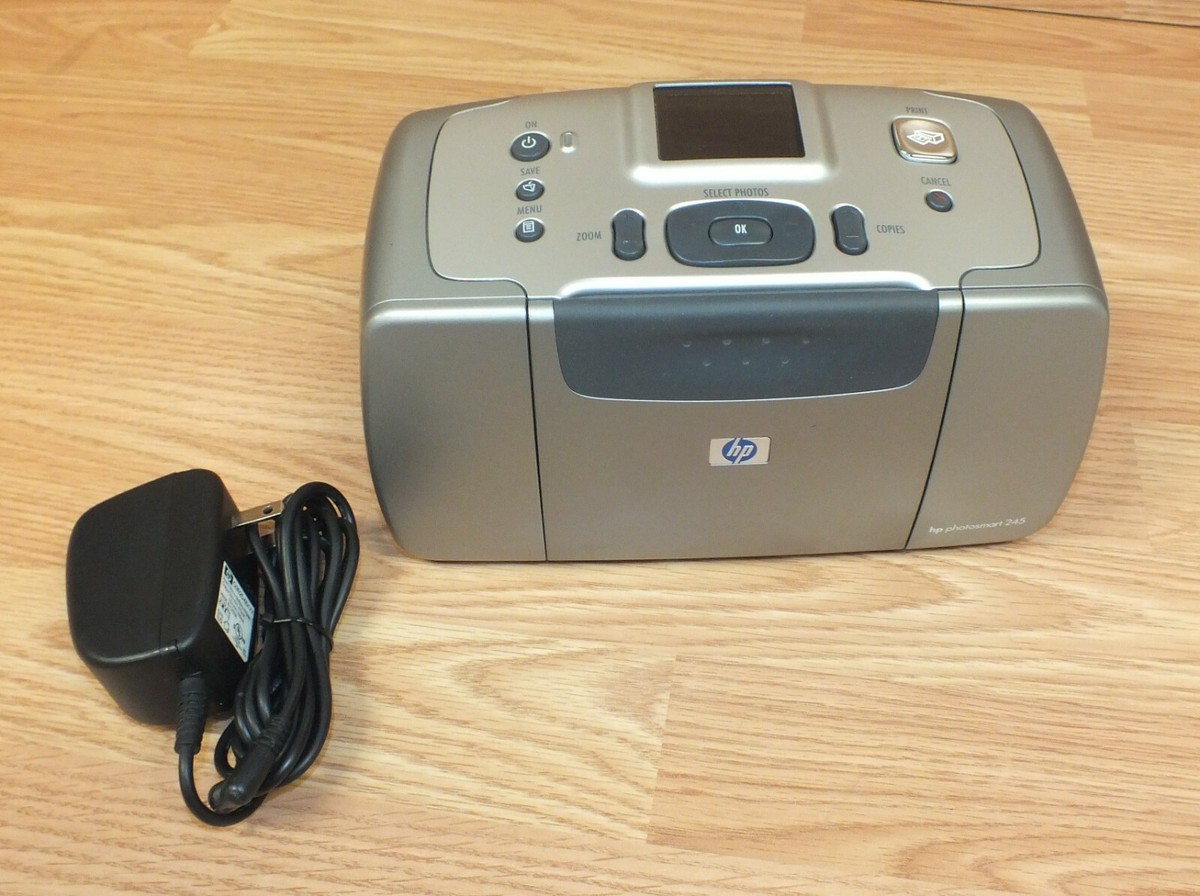 HP Photosmart 245 Inkjet Silver & Gray Color 16 MB Digital