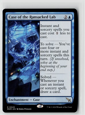 MTG Murders At Karlov Manor Case Of The Ransacked Lab x1 NM Rare