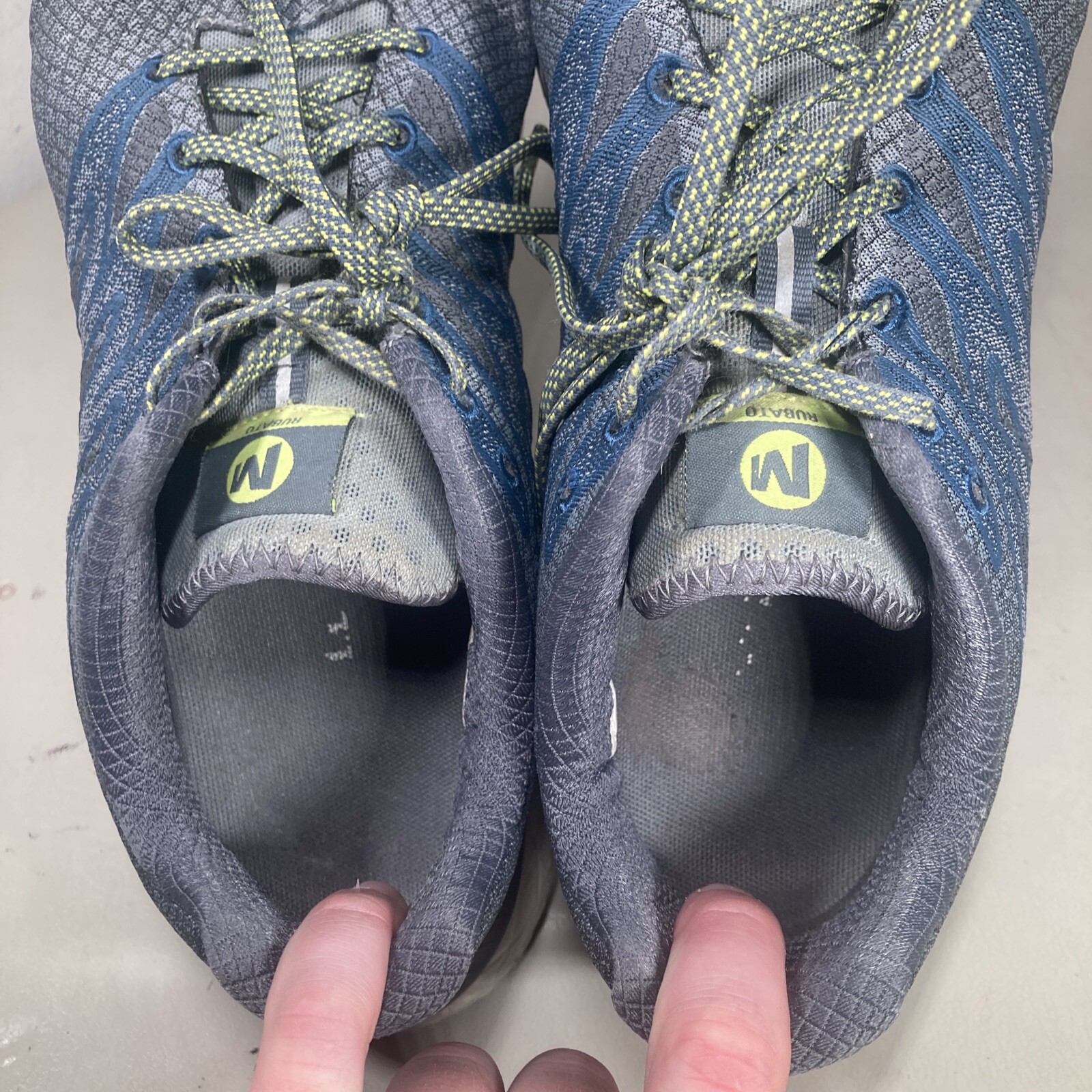 Merrell Uomo Rubato Traill Scarpe da Corsa Vibram (J135245) Taglia 9 5 Vibram