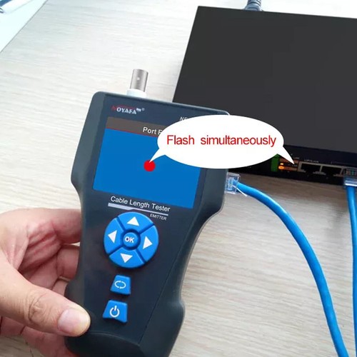 NF-8601S RJ45 RJ11 CAT6 Network Cable Tester TDR Multi-functional Tracker LCD - Afbeelding 15 van 23