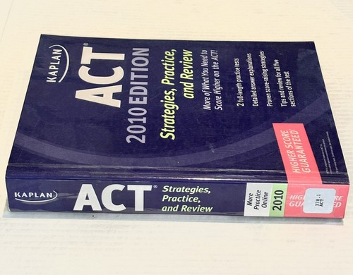 Kaplan ACT Strategies Practice and Review 2010 Workbook Test Prep A.C.T. Book - Picture 2 of 13
