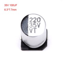 10PCS SMD Aluminum Electrolytic Capacitor 35V 220UF Volume 8 10.5mm Patch