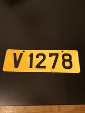 Rarität altes Kennzeichen Nummernschild Luxemburg 