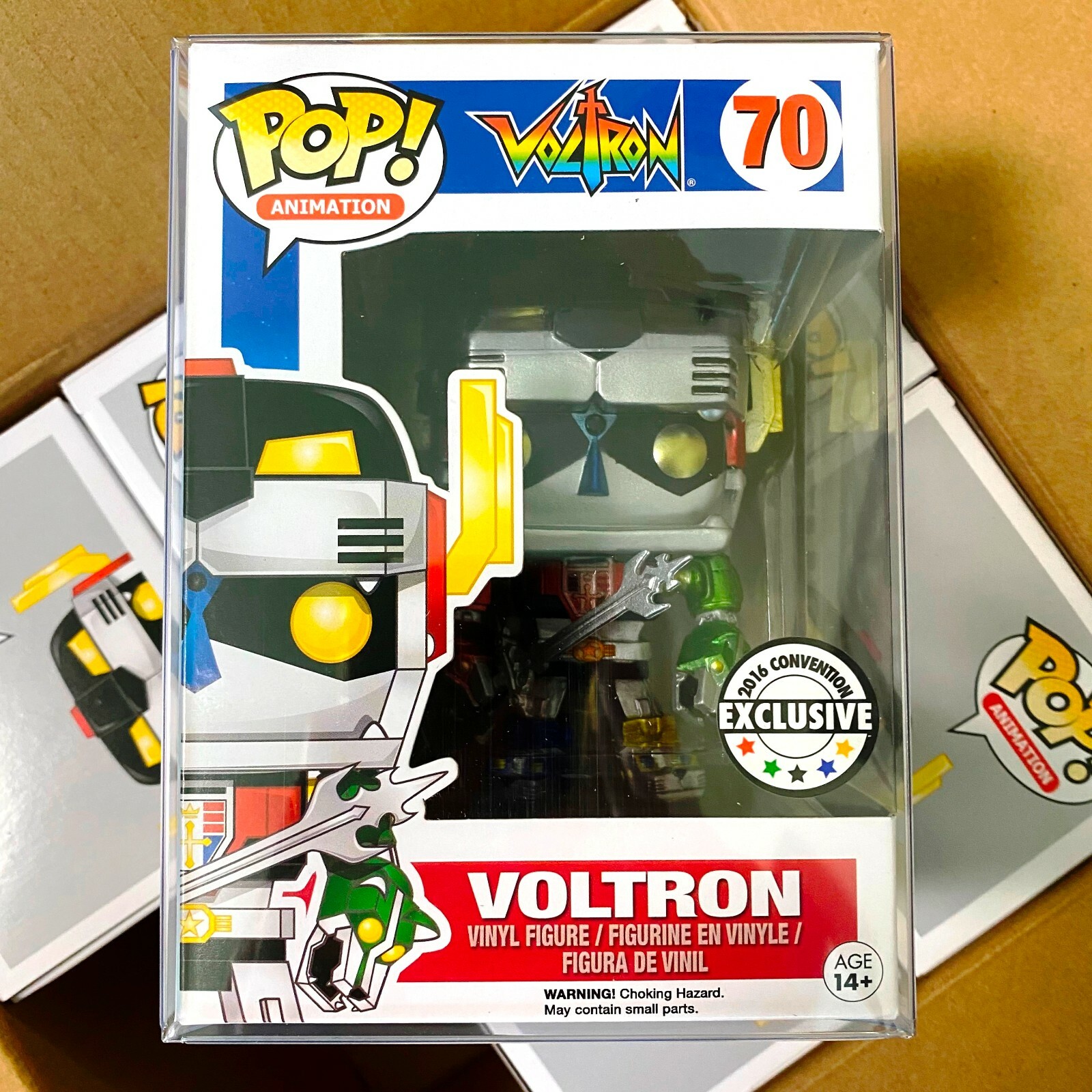 &Quot;Funko Pop Animation: 2016 Exclusivo Vinilo Metálico Voltron #70 &Quot;&Quot;Caja Como Nueva&Quot;