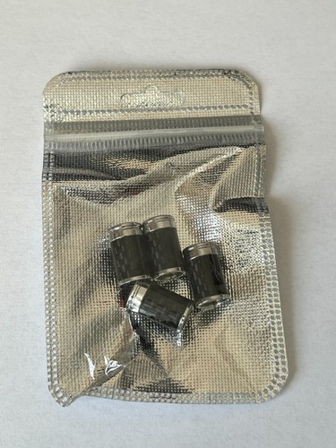 Carbon Fibre Tyre Valve Dust Caps Set Bike Motorcycle UK Seller FITS ALL CARS - Picture 38 of 59