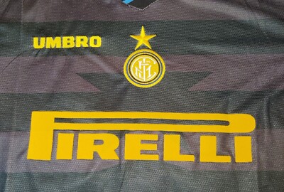 Inter Milan 1997/98 Away Ronaldo #10 Retro Rare Soccer Football