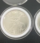 2014 1 oz silver Slave Uncle  I want You Silver Shield Round