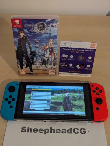 Nintendo Switch Sword Art Online: Hollow Realization Edizione Deluxe Europea Ottime Condizioni - Foto 4 di 14