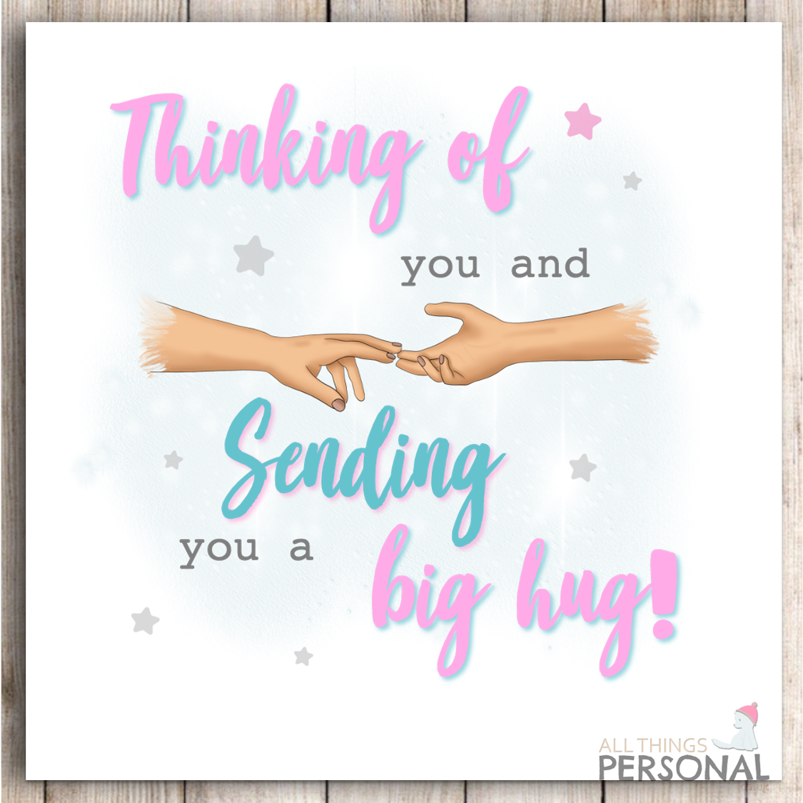 Thinking of You Card Sorry For Your Loss Sympathy Hug Get Well  Miss You Cancer