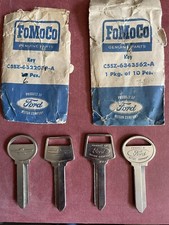 Nos Ford Thunderbird Key Blank Set 65 66 67 68 T-bird Tbird Ignition Door Trunk