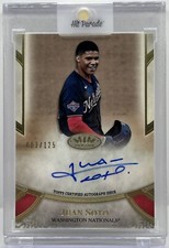2021 Topps Tier One - Prime Performers Autographs #PPA-JS Juan Soto /125 WAS NYY