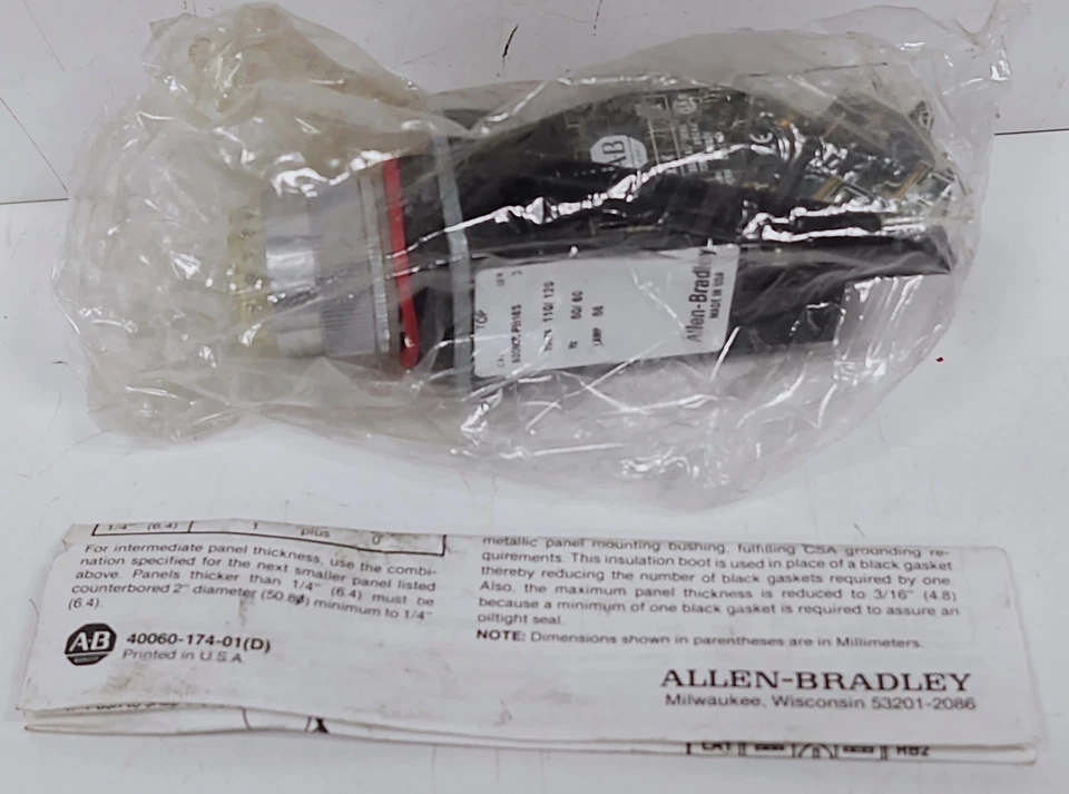 Allen-Bradley 800MR-PB16CAK Illuminated Pushbutton with Extended Head - Image 2 of 3