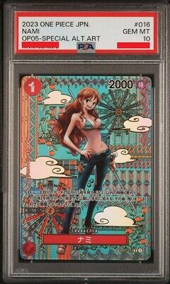 ONE PIECE Card Game - PSA 10 Nami OP01-016 OP05 SP Awakening ONE PIECE Card Game - PSA 10 Nami OP01-016 OP05 SP Awakening