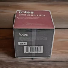 Totes Comet Wooden Puzzle Cube Toy 76091-05 New