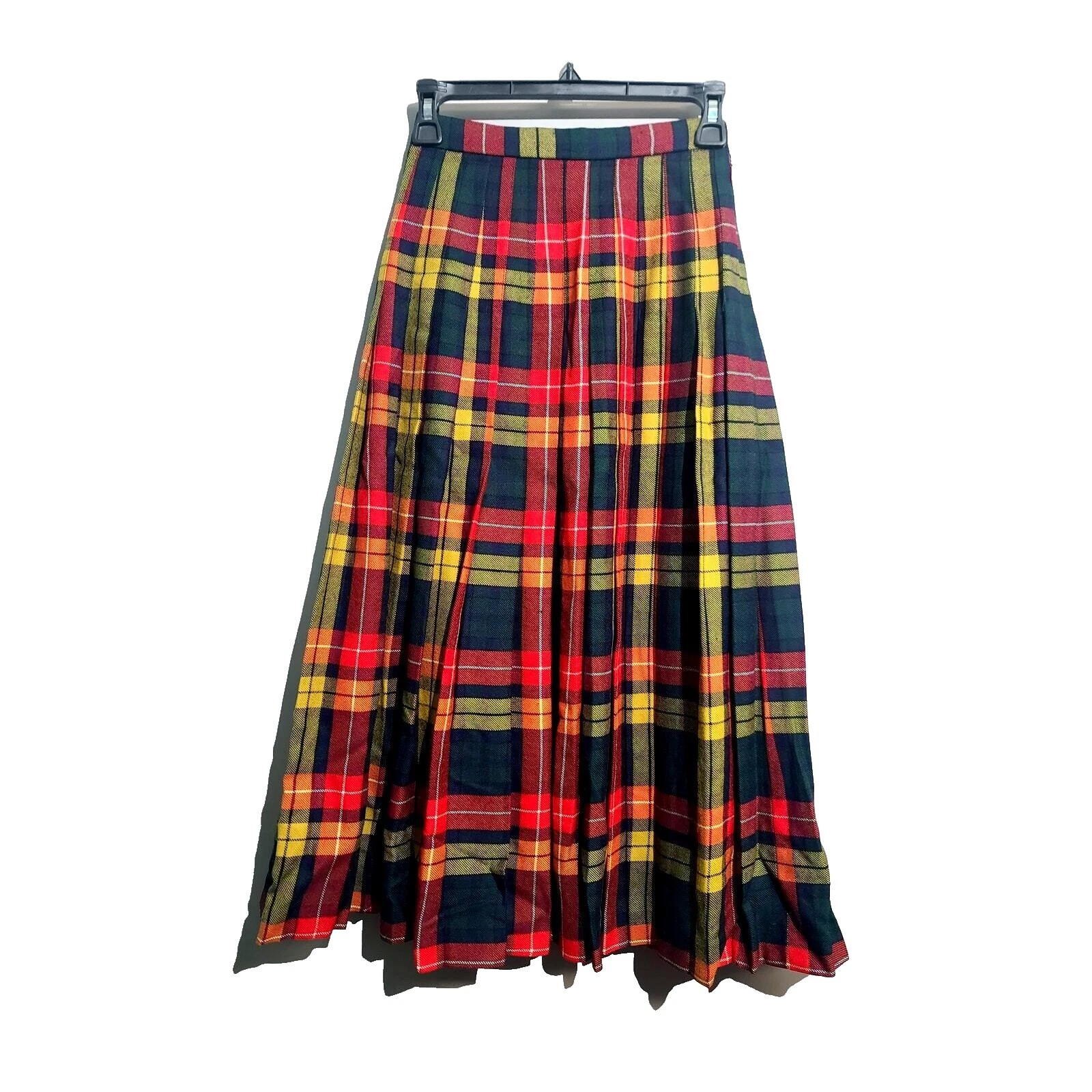 Plaid Multicolor Skirts for Women