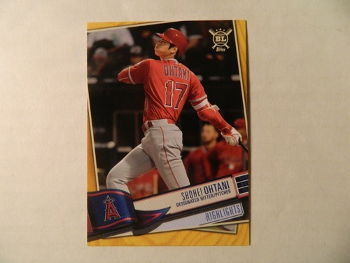 2019 Topps Big League Gold Parallel Card of Shohei Ohtani -  Angels  HOT