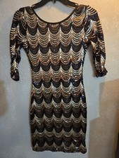 Dainty Hooligan Sequence Body Fit Ladies Dress