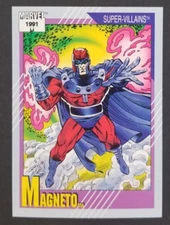 Magneto 1991 Superheroes Marvel Impel Card #57 (NM)