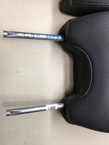 2009 VOLVO C30 2.5L FRONT DRIVER & PASSENGER SIDE HEADREST BLACK SET OF 2 OEM+ - Picture 4 of 11
